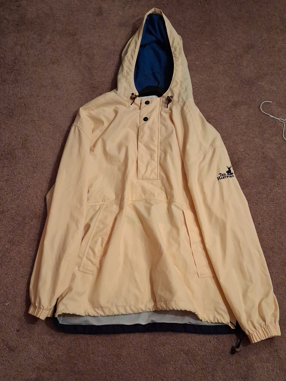 Cutter & Buck Yellow Mesh Lined Jacket with Navy Trim